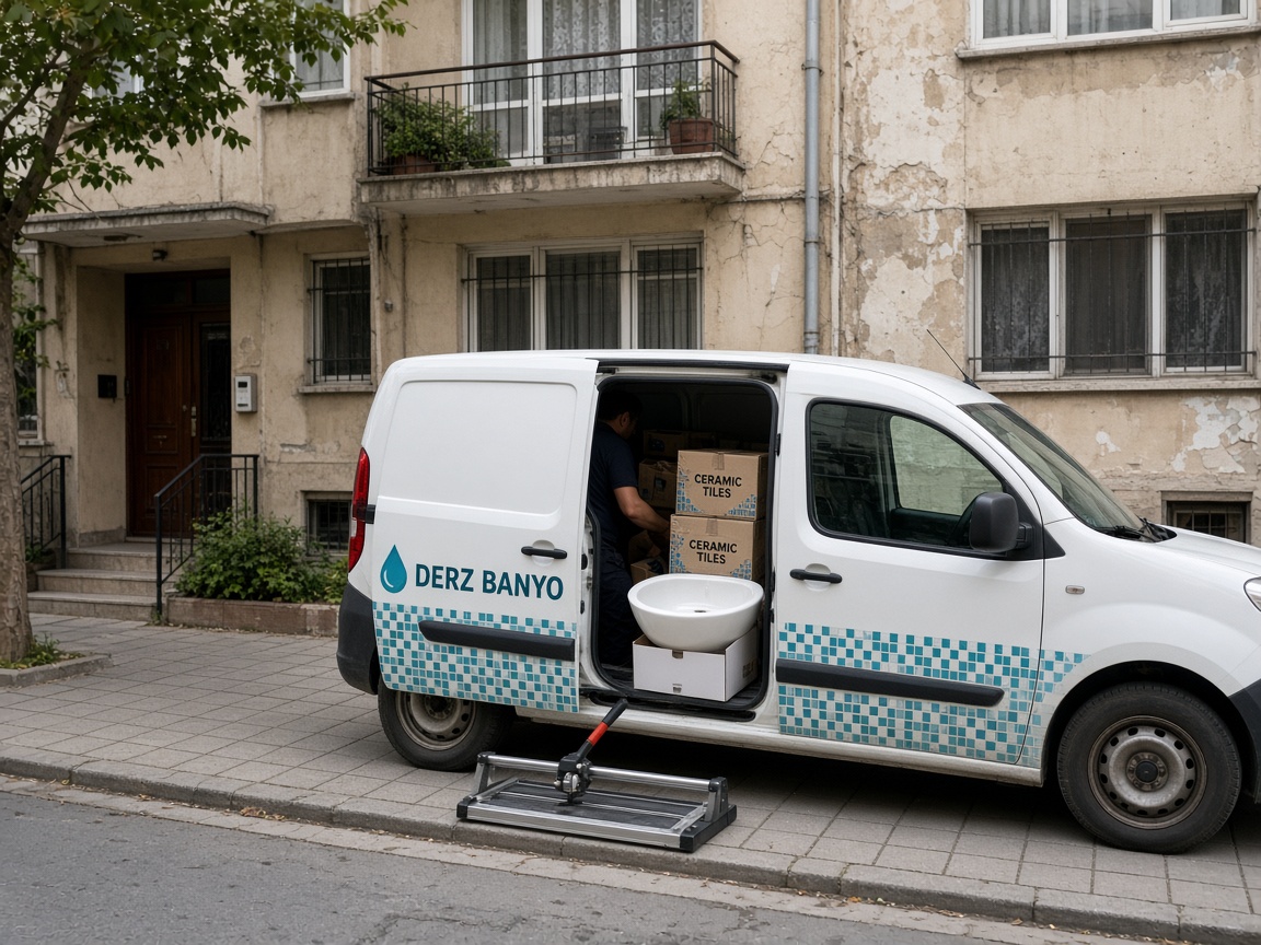 İzmir Banyo Tadilatı Derz Banyo malzeme aracı